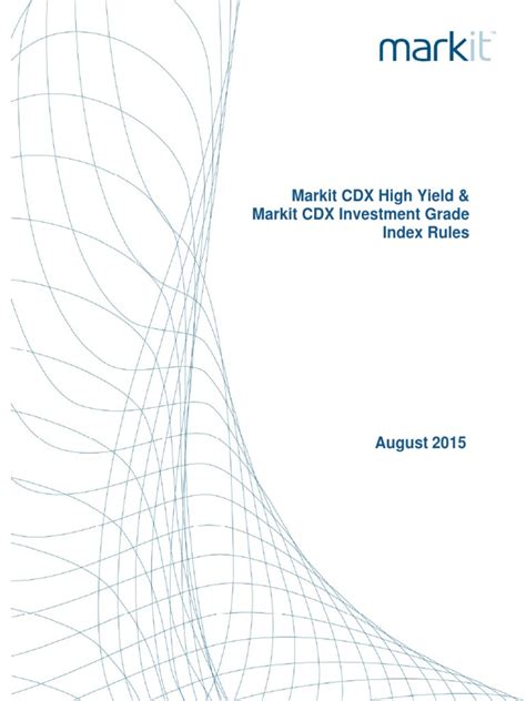 markit cdx hy.